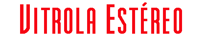 Logo nombre Vitrola estéreo