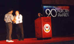 David presenting me with my Aurora Award