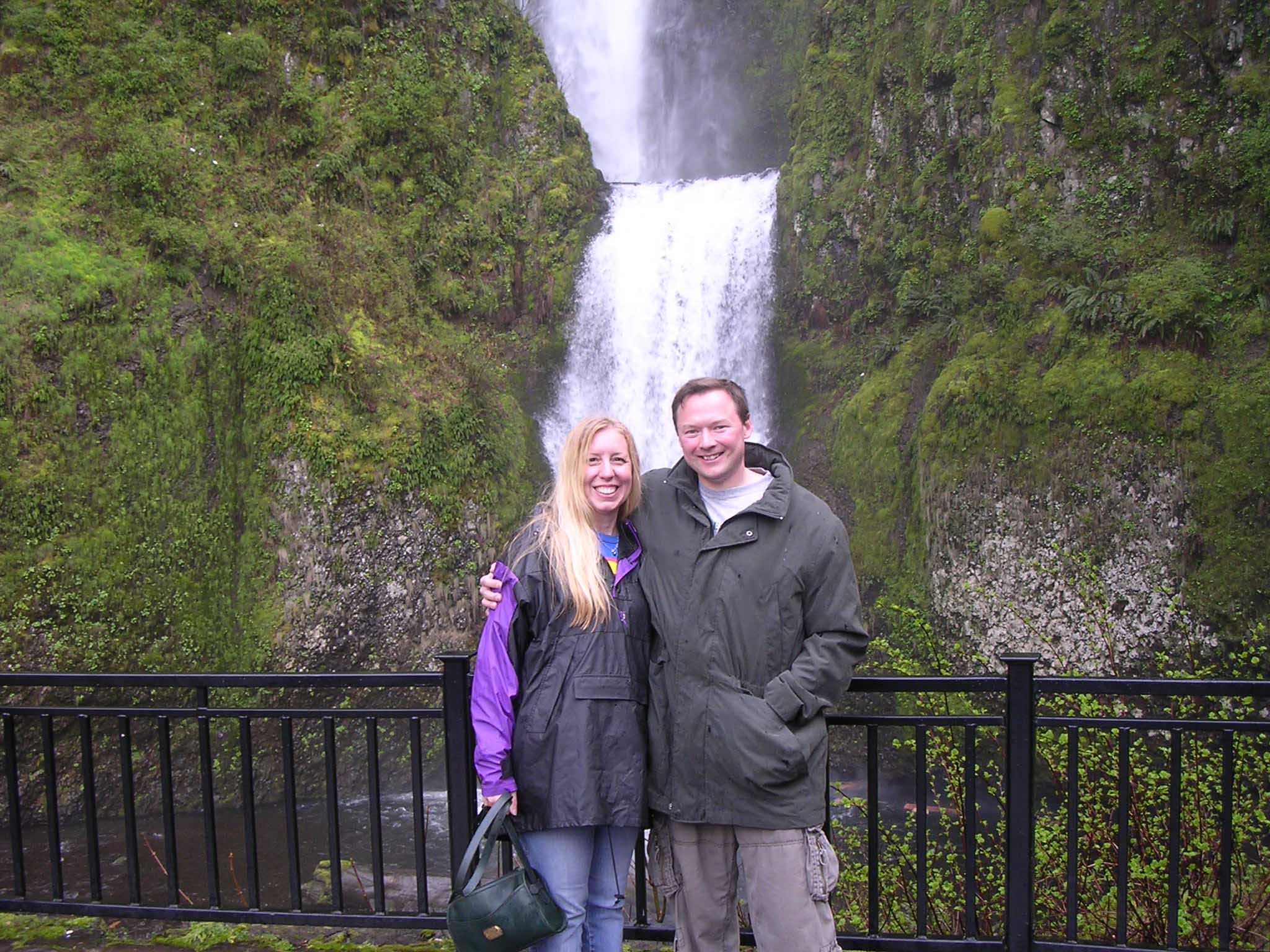 Multnomah Falls with the most awesome guy I know