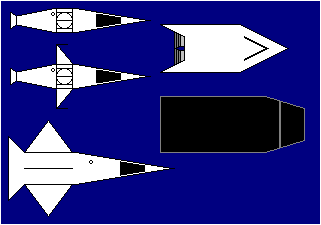 Top View of Smaller Ships