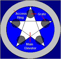 Hangar Floor, Without Ships -- Labeled