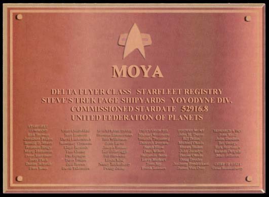 Dedication Plaque