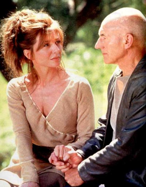 Ba'ku with Captain Picard