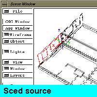 House build with SCED (3D-editor) in 1999