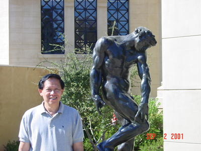 Adam by Rodin, Stanford University, Sept 2001