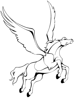 pegasus flying