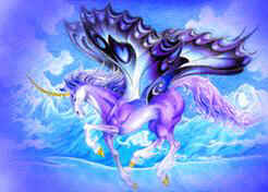 purple unicorn