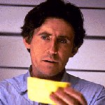 Gabriel Byrne always had problems grasping the concept of post-it notes