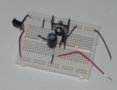 +5V Regulator breadboard