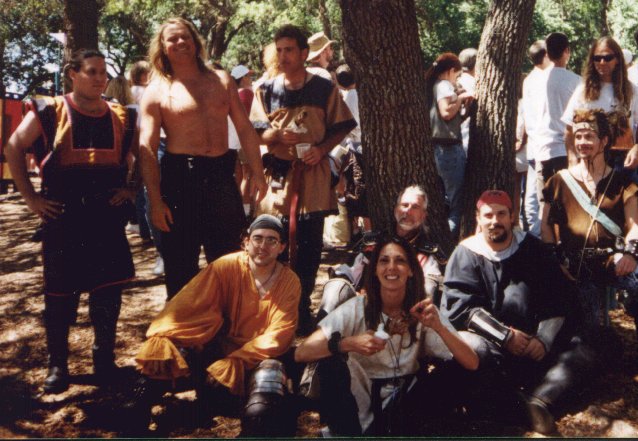 Some of my household brothers & sister at the demo at the Renaissance Festival.