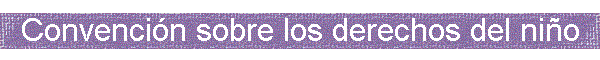 Convencin sobre los derechos del nio