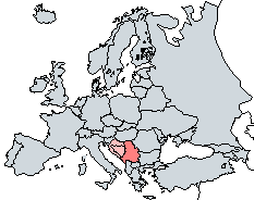 Mapa - Localizao na Europa