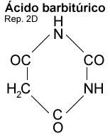 Configurao quimica do cido barbitrico