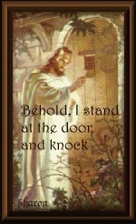 Knock and the Door shall be opened plaque