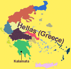 Kalamata in Greece