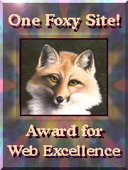 BECKY'S FOXY SITE AWARD