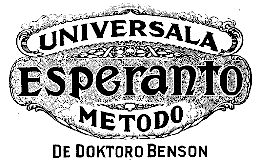 Universala Esperanto-Metodo de d-ro Benson