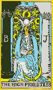 'The Priestess' Tarot Card