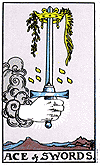 'The Ace of Swords' Tarot Card