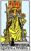 'The Queen of Wands' Tarot Card