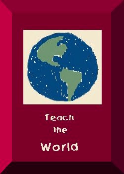 Teach the World (picture of a globe)