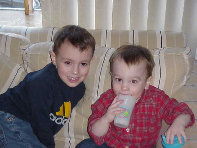 Andrew and Hunter - February 2004