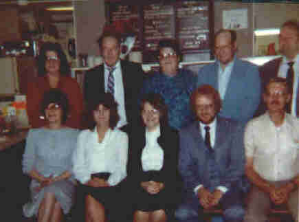 Back Row Merle,Sam,Wanda,Jack,Vernon -Front Row  Pat,Judy,Mari,John,Sid