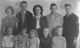 Back Row Merle,Sam,Wanda,Jack,Vernon -Front Row  Pat,Judy,Mari,John,Sid