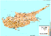 Bigger Map of Cyprus