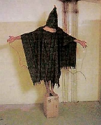 Inmate in American military operated Abu Ghraib prison, Iraq.