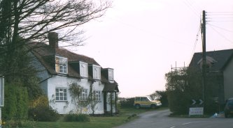 View of Bickenhill village - April 2002