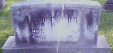 Headstone of Thomas and Ella at Graceland Cemetery