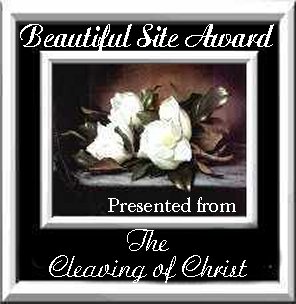 Cleaving of Christ Beautiful Website Award