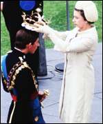 Investiture of Prince at Caernarfon Castle