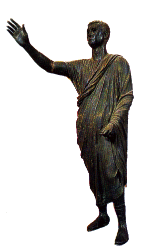 the statue of the Haranger