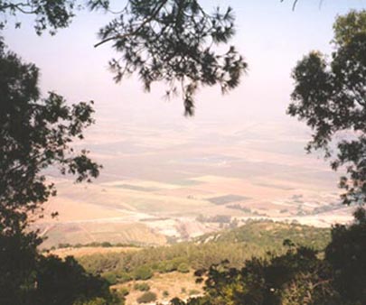 The Valley of Megido from Mt. Carmel