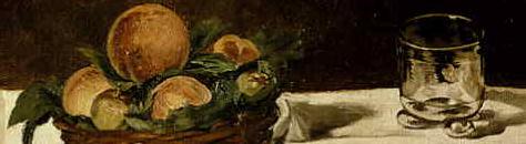 Manet: Grapes, Peaches, and Almonds