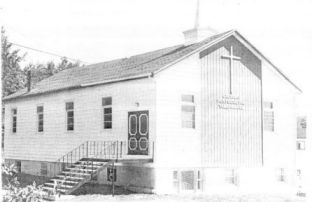 Last church building on Leslie Street