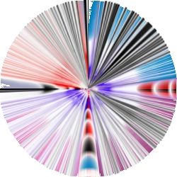 Disk Art (multi-color-rays)