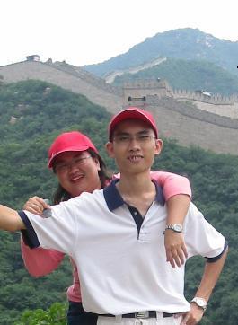 My wife & I at Ba Da Ling Great Wall, Beijing, China