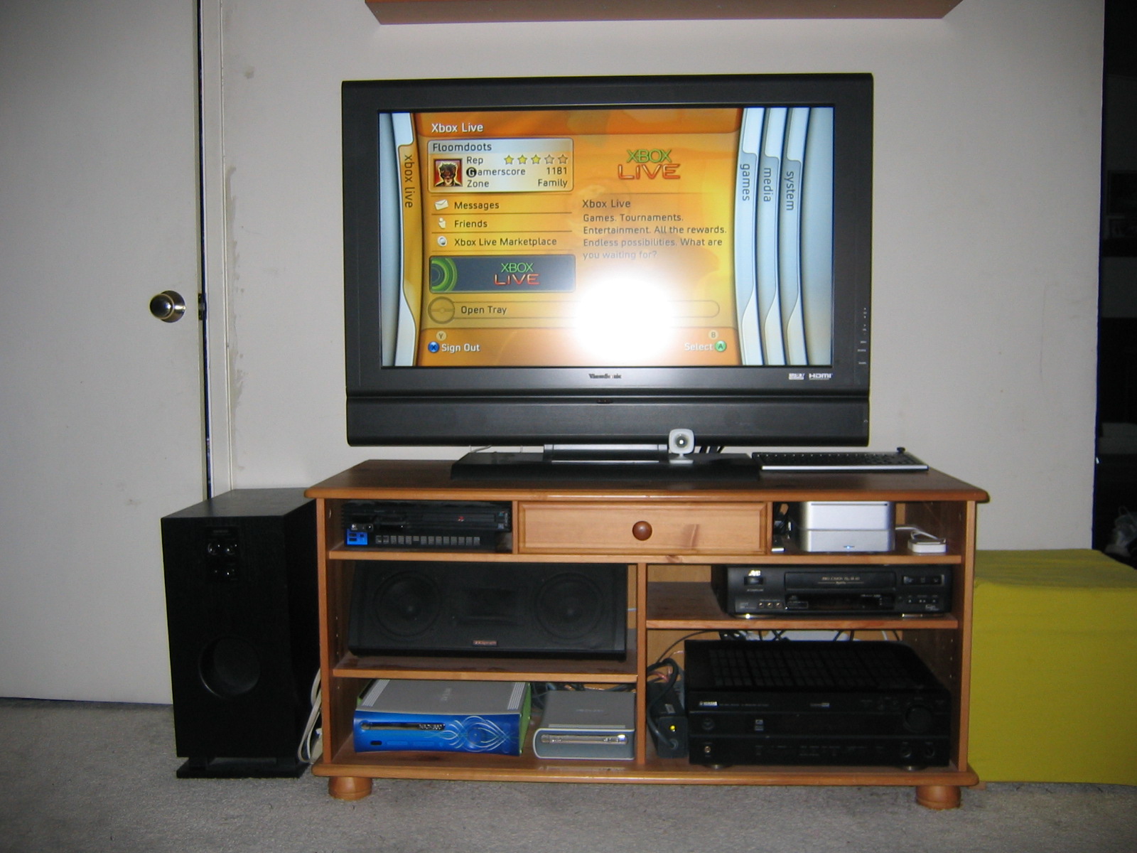 The Home Theatre Console Setup