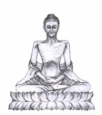 bouddha aprs sa mditation