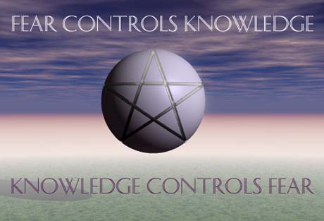 FEAR CONTROLS KNOWLEDGE; KNOWLEDGE CONTROLS FEAR