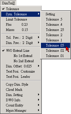 Dimension Style Information