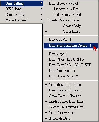 Dimension Style Information