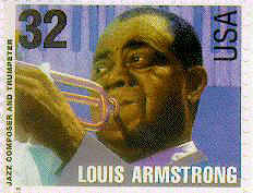 "Satchmo" stamp