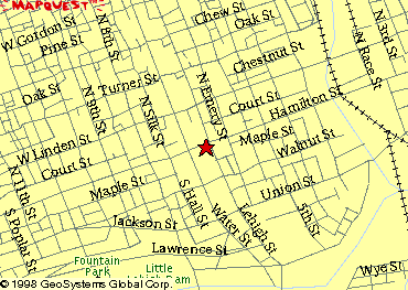 Map of Downtown Allentown