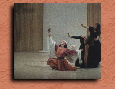 MIRIAM In The Footsteps of a Prophetess. Dancers L-R: Nona McCaleb, Janet Weeks, and Christine Self