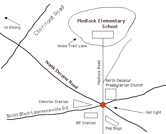 Medlock Map Image