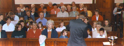 Interior of Church from pulpit